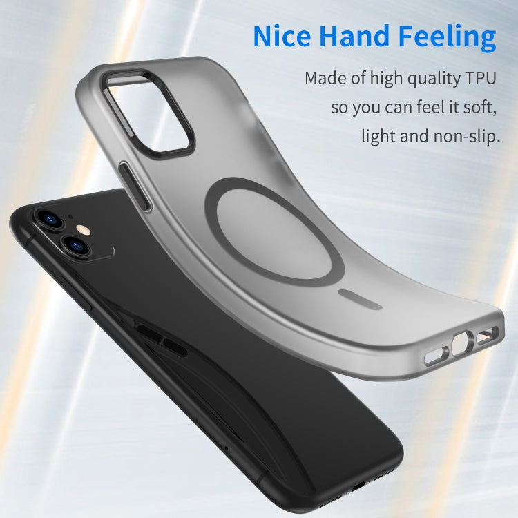 Capa de Telefone MagSafe em TPU Translúcido Fosco + PC com Cobertura Total, Para iPhone 12, Para iPhone 12 Pro Max, Para iPhone 12 Pro, Para iPhone 11 Pro Max, Para iPhone 11