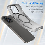 Capa de telemóvel MagSafe fosca translúcida TPU + PC de cobertura total, para iPhone 11 Pro