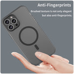 Capa de telemóvel MagSafe fosca translúcida TPU + PC de cobertura total, para iPhone 11 Pro