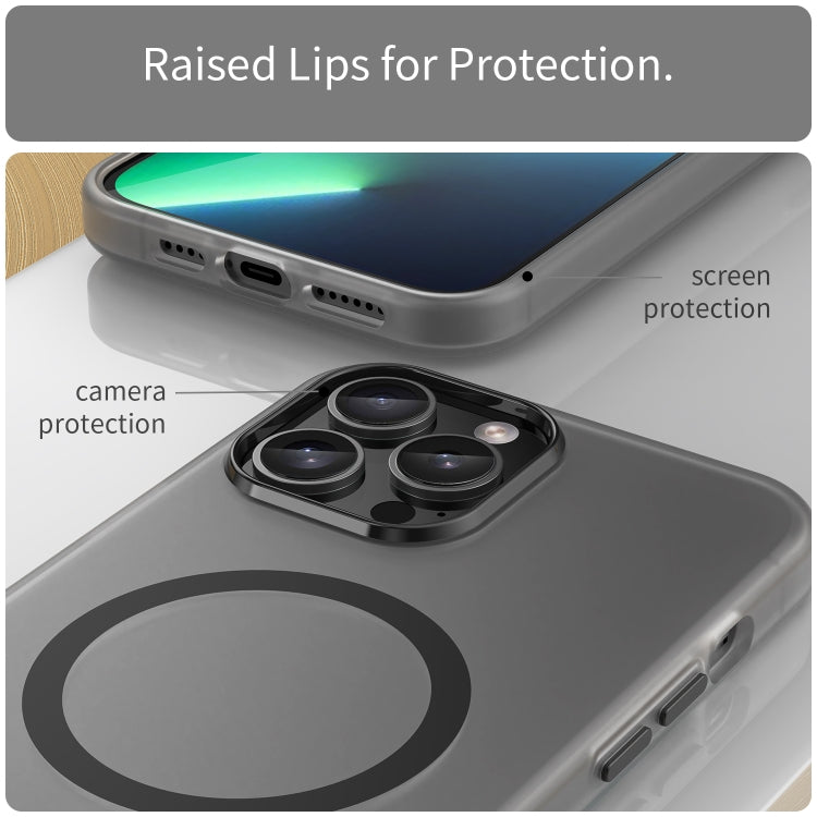 Capa de telemóvel MagSafe fosca translúcida TPU + PC de cobertura total, para iPhone 11 Pro