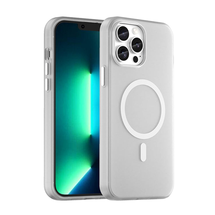 Capa de Telefone MagSafe em TPU Translúcido Fosco + PC com Cobertura Total, Para iPhone 12, Para iPhone 12 Pro Max, Para iPhone 12 Pro, Para iPhone 11 Pro Max, Para iPhone 11