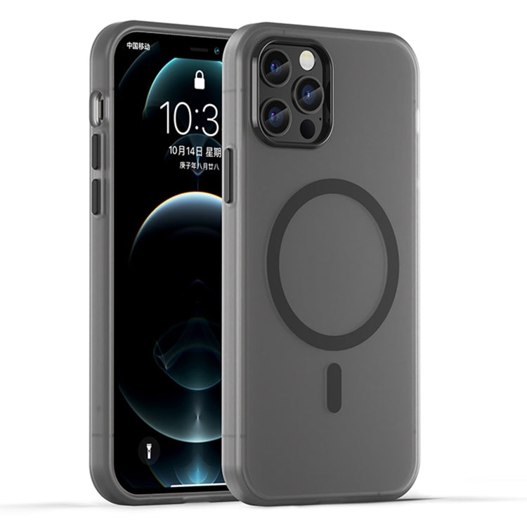 Capa de Telefone MagSafe em TPU Translúcido Fosco + PC com Cobertura Total, Para iPhone 12, Para iPhone 12 Pro Max, Para iPhone 12 Pro, Para iPhone 11 Pro Max, Para iPhone 11