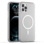 Capa de Telefone MagSafe em TPU Translúcido Fosco + PC com Cobertura Total, Para iPhone 12, Para iPhone 12 Pro Max, Para iPhone 12 Pro, Para iPhone 11 Pro Max, Para iPhone 11