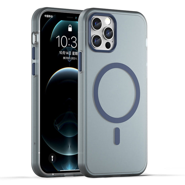 Capa de Telefone MagSafe em TPU Translúcido Fosco + PC com Cobertura Total, Para iPhone 12, Para iPhone 12 Pro Max, Para iPhone 12 Pro, Para iPhone 11 Pro Max, Para iPhone 11