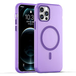 Capa de Telefone MagSafe em TPU Translúcido Fosco + PC com Cobertura Total, Para iPhone 12, Para iPhone 12 Pro Max, Para iPhone 12 Pro, Para iPhone 11 Pro Max, Para iPhone 11