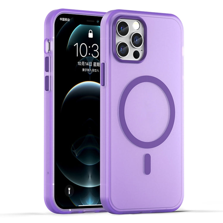 Capa de Telefone MagSafe em TPU Translúcido Fosco + PC com Cobertura Total, Para iPhone 12, Para iPhone 12 Pro Max, Para iPhone 12 Pro, Para iPhone 11 Pro Max, Para iPhone 11