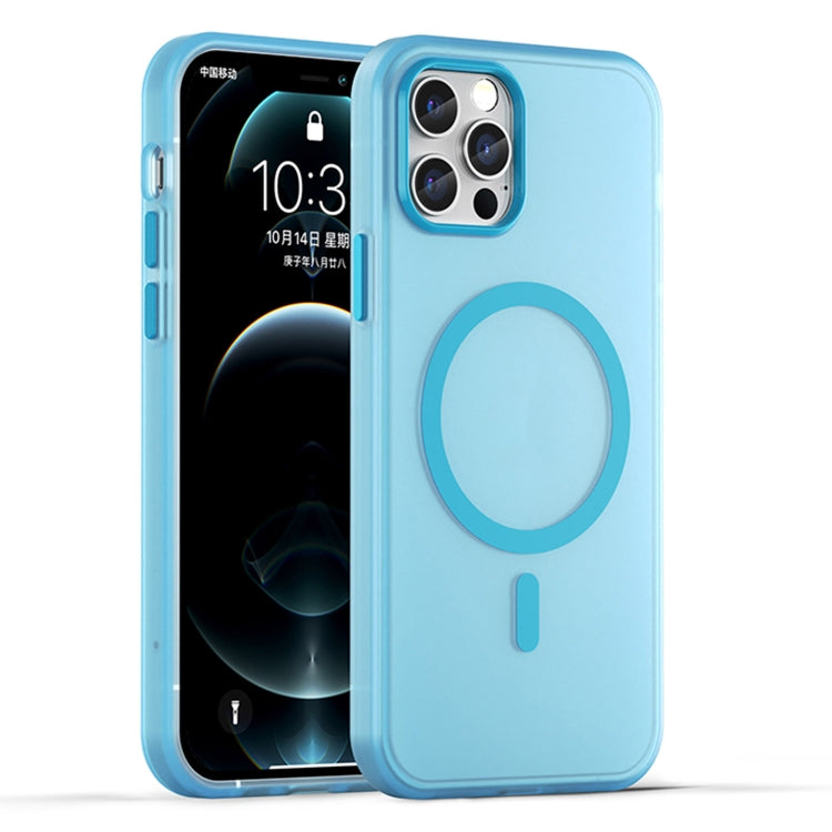 Capa de Telefone MagSafe em TPU Translúcido Fosco + PC com Cobertura Total, Para iPhone 12, Para iPhone 12 Pro Max, Para iPhone 12 Pro, Para iPhone 11 Pro Max, Para iPhone 11