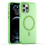 Capa de Telefone MagSafe em TPU Translúcido Fosco + PC com Cobertura Total, Para iPhone 12, Para iPhone 12 Pro Max, Para iPhone 12 Pro, Para iPhone 11 Pro Max, Para iPhone 11