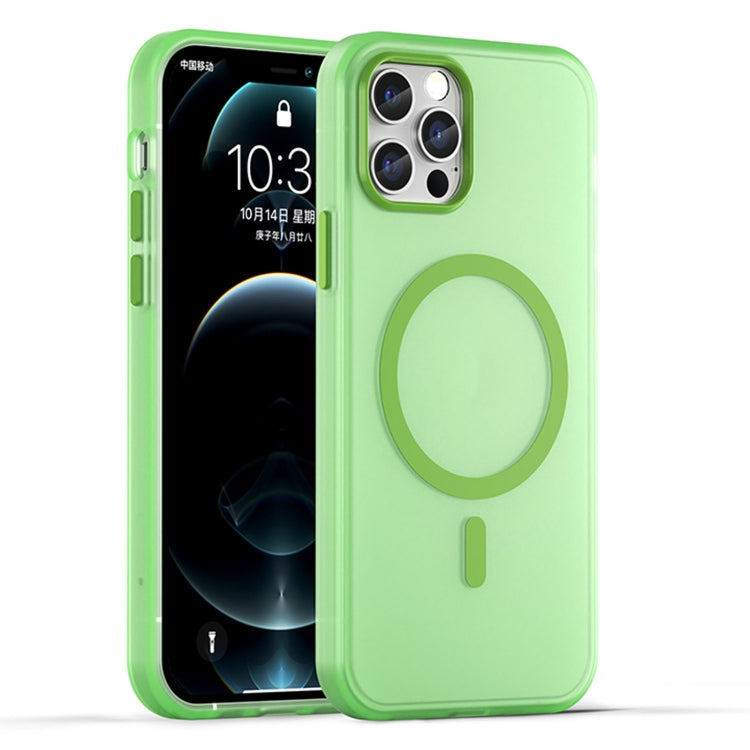 Capa de Telefone MagSafe em TPU Translúcido Fosco + PC com Cobertura Total, Para iPhone 12, Para iPhone 12 Pro Max, Para iPhone 12 Pro, Para iPhone 11 Pro Max, Para iPhone 11