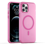 Capa de Telefone MagSafe em TPU Translúcido Fosco + PC com Cobertura Total, Para iPhone 12, Para iPhone 12 Pro Max, Para iPhone 12 Pro, Para iPhone 11 Pro Max, Para iPhone 11