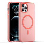 Capa de Telefone MagSafe em TPU Translúcido Fosco + PC com Cobertura Total, Para iPhone 12, Para iPhone 12 Pro Max, Para iPhone 12 Pro, Para iPhone 11 Pro Max, Para iPhone 11