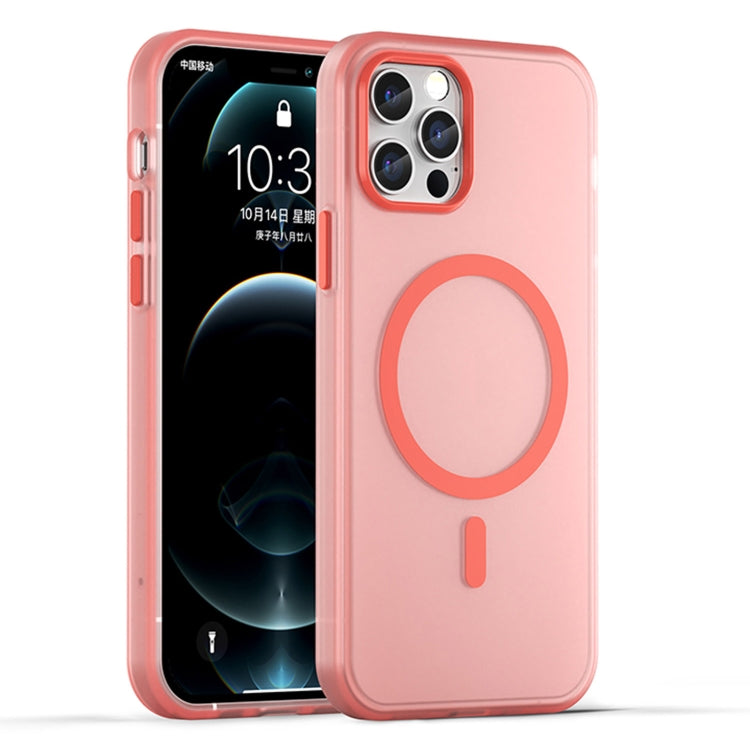 Capa de Telefone MagSafe em TPU Translúcido Fosco + PC com Cobertura Total, Para iPhone 12, Para iPhone 12 Pro Max, Para iPhone 12 Pro, Para iPhone 11 Pro Max, Para iPhone 11