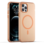 Capa de Telefone MagSafe em TPU Translúcido Fosco + PC com Cobertura Total, Para iPhone 12, Para iPhone 12 Pro Max, Para iPhone 12 Pro, Para iPhone 11 Pro Max, Para iPhone 11