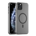 Capa de Telefone MagSafe em TPU Translúcido Fosco + PC com Cobertura Total, Para iPhone 12, Para iPhone 12 Pro Max, Para iPhone 12 Pro, Para iPhone 11 Pro Max, Para iPhone 11