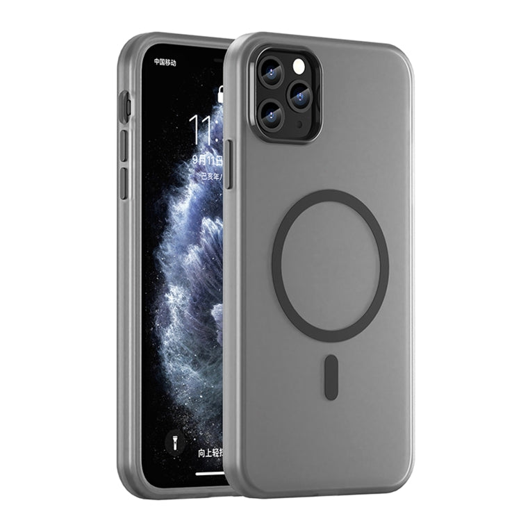 Capa de Telefone MagSafe em TPU Translúcido Fosco + PC com Cobertura Total, Para iPhone 12, Para iPhone 12 Pro Max, Para iPhone 12 Pro, Para iPhone 11 Pro Max, Para iPhone 11