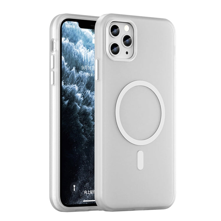 Capa de Telefone MagSafe em TPU Translúcido Fosco + PC com Cobertura Total, Para iPhone 12, Para iPhone 12 Pro Max, Para iPhone 12 Pro, Para iPhone 11 Pro Max, Para iPhone 11