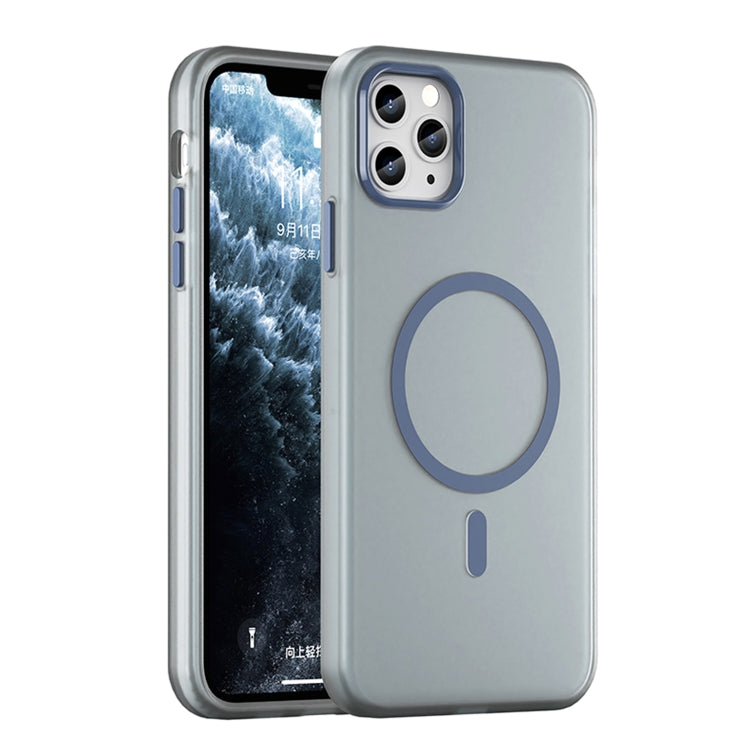 Capa de Telefone MagSafe em TPU Translúcido Fosco + PC com Cobertura Total, Para iPhone 12, Para iPhone 12 Pro Max, Para iPhone 12 Pro, Para iPhone 11 Pro Max, Para iPhone 11