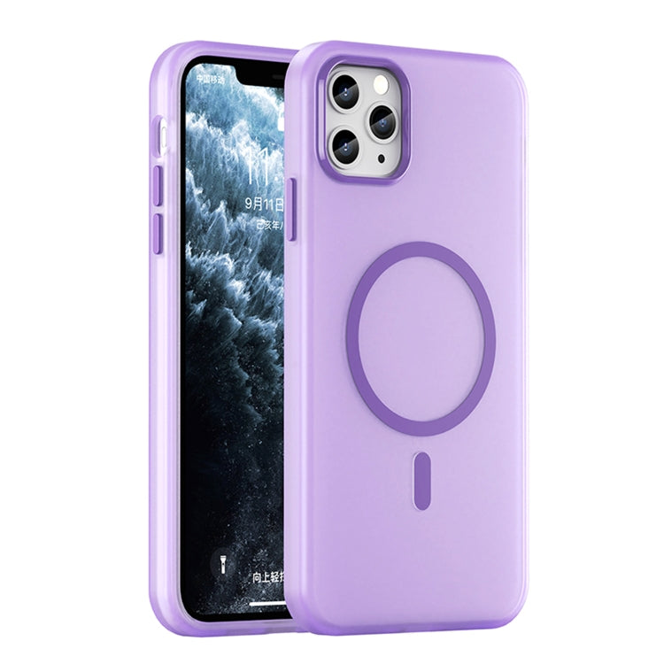 Capa de Telefone MagSafe em TPU Translúcido Fosco + PC com Cobertura Total, Para iPhone 12, Para iPhone 12 Pro Max, Para iPhone 12 Pro, Para iPhone 11 Pro Max, Para iPhone 11