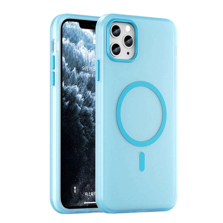 Capa de Telefone MagSafe em TPU Translúcido Fosco + PC com Cobertura Total, Para iPhone 12, Para iPhone 12 Pro Max, Para iPhone 12 Pro, Para iPhone 11 Pro Max, Para iPhone 11