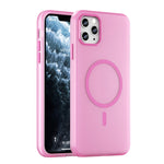 Capa de Telefone MagSafe em TPU Translúcido Fosco + PC com Cobertura Total, Para iPhone 12, Para iPhone 12 Pro Max, Para iPhone 12 Pro, Para iPhone 11 Pro Max, Para iPhone 11