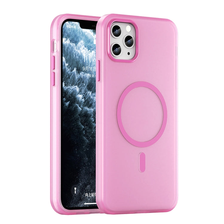 Capa de Telefone MagSafe em TPU Translúcido Fosco + PC com Cobertura Total, Para iPhone 12, Para iPhone 12 Pro Max, Para iPhone 12 Pro, Para iPhone 11 Pro Max, Para iPhone 11