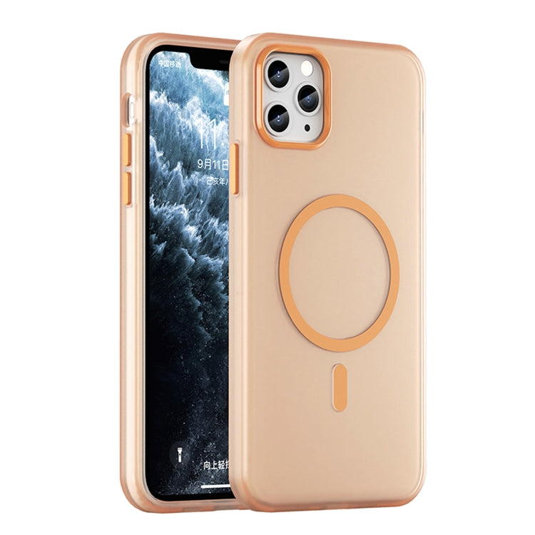 Capa de Telefone MagSafe em TPU Translúcido Fosco + PC com Cobertura Total, Para iPhone 12, Para iPhone 12 Pro Max, Para iPhone 12 Pro, Para iPhone 11 Pro Max, Para iPhone 11