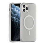 Capa de telemóvel MagSafe fosca translúcida TPU + PC de cobertura total, para iPhone 11 Pro