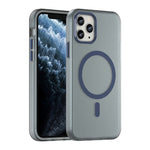 Capa de telemóvel MagSafe fosca translúcida TPU + PC de cobertura total, para iPhone 11 Pro