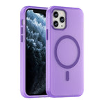 Capa de telemóvel MagSafe fosca translúcida TPU + PC de cobertura total, para iPhone 11 Pro