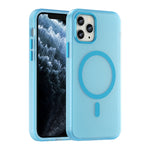 Capa de telemóvel MagSafe fosca translúcida TPU + PC de cobertura total, para iPhone 11 Pro