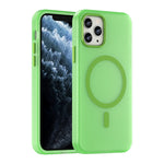 Capa de telemóvel MagSafe fosca translúcida TPU + PC de cobertura total, para iPhone 11 Pro