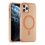 Capa de telemóvel MagSafe fosca translúcida TPU + PC de cobertura total, para iPhone 11 Pro