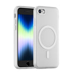Capa de Telefone MagSafe em TPU Translúcido Fosco + PC com Cobertura Total, Para iPhone 14 Pro Max, Para iPhone SE 2022 / 2020 / 8, Para iPhone 13 Pro Max, Para iPhone 13 Pro, Para iPhone 13