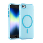 Capa de Telefone MagSafe em TPU Translúcido Fosco + PC com Cobertura Total, Para iPhone 14 Pro Max, Para iPhone SE 2022 / 2020 / 8, Para iPhone 13 Pro Max, Para iPhone 13 Pro, Para iPhone 13