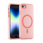 Capa de Telefone MagSafe em TPU Translúcido Fosco + PC com Cobertura Total, Para iPhone 14 Pro Max, Para iPhone SE 2022 / 2020 / 8, Para iPhone 13 Pro Max, Para iPhone 13 Pro, Para iPhone 13