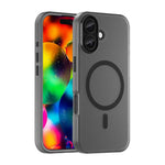 Capa de Telefone MagSafe em TPU Translúcido Fosco + PC com Cobertura Total, Para iPhone 16 Pro, Para iPhone 16 Plus, Para iPhone 16, Para iPhone 15 Pro Max, Para iPhone 15 Pro
