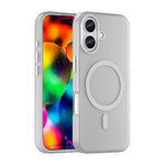 Capa de Telefone MagSafe em TPU Translúcido Fosco + PC com Cobertura Total, Para iPhone 16 Pro, Para iPhone 16 Plus, Para iPhone 16, Para iPhone 15 Pro Max, Para iPhone 15 Pro