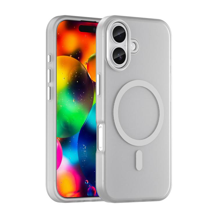 Capa de Telefone MagSafe em TPU Translúcido Fosco + PC com Cobertura Total, Para iPhone 16 Pro, Para iPhone 16 Plus, Para iPhone 16, Para iPhone 15 Pro Max, Para iPhone 15 Pro