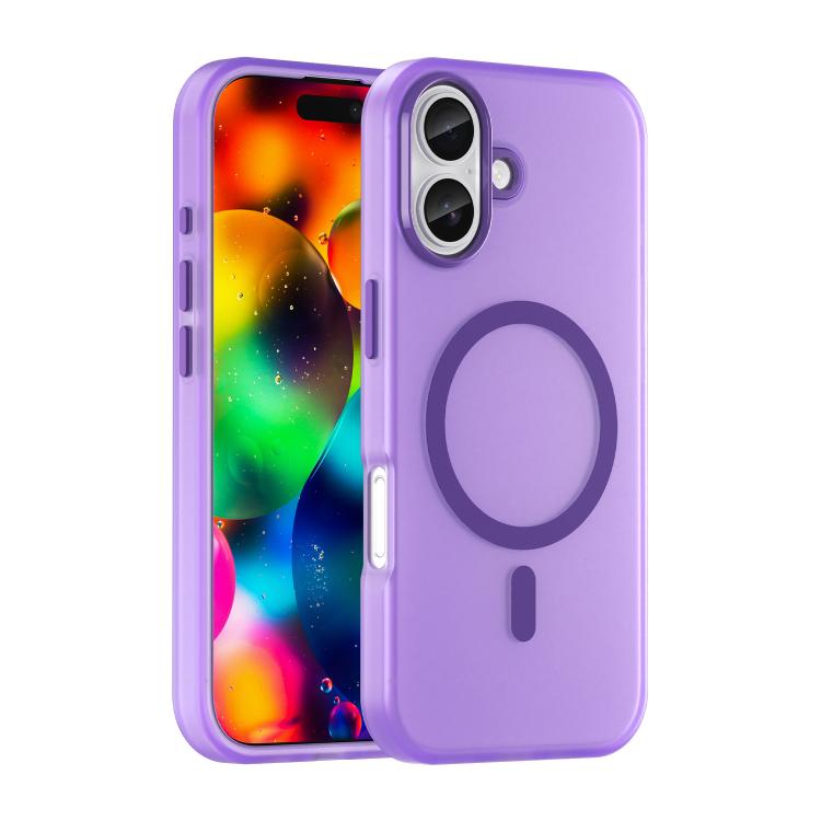 Capa de Telefone MagSafe em TPU Translúcido Fosco + PC com Cobertura Total, Para iPhone 16 Pro, Para iPhone 16 Plus, Para iPhone 16, Para iPhone 15 Pro Max, Para iPhone 15 Pro