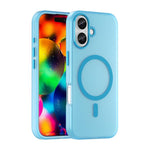 Capa de Telefone MagSafe em TPU Translúcido Fosco + PC com Cobertura Total, Para iPhone 16 Pro, Para iPhone 16 Plus, Para iPhone 16, Para iPhone 15 Pro Max, Para iPhone 15 Pro
