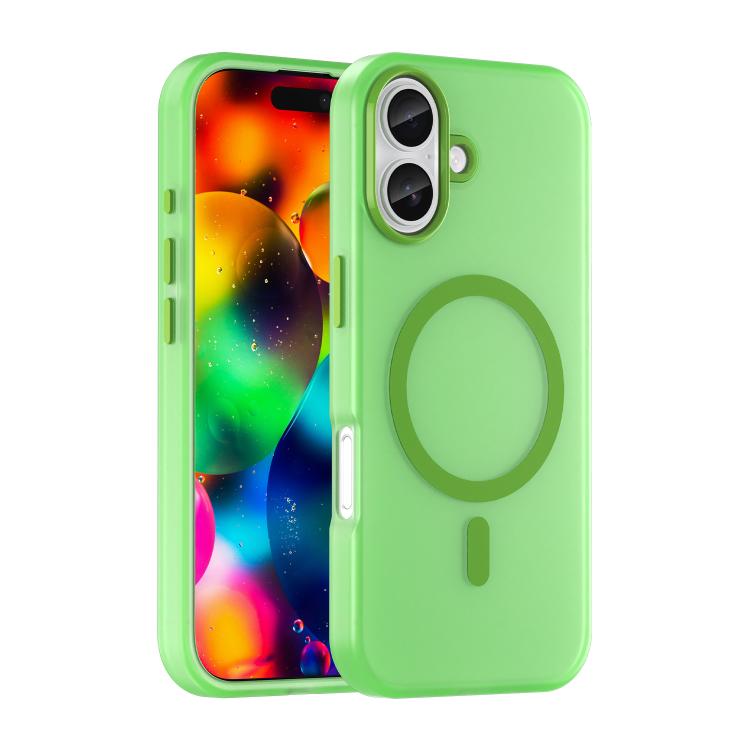 Capa de Telefone MagSafe em TPU Translúcido Fosco + PC com Cobertura Total, Para iPhone 16 Pro, Para iPhone 16 Plus, Para iPhone 16, Para iPhone 15 Pro Max, Para iPhone 15 Pro