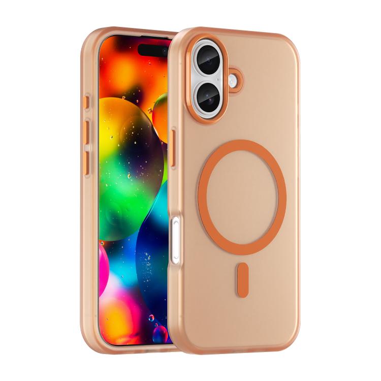 Capa de Telefone MagSafe em TPU Translúcido Fosco + PC com Cobertura Total, Para iPhone 16 Pro, Para iPhone 16 Plus, Para iPhone 16, Para iPhone 15 Pro Max, Para iPhone 15 Pro