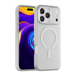 Capa de Telefone MagSafe em TPU Translúcido Fosco + PC com Cobertura Total, Para iPhone 17e / 16e, Para iPhone 17 Pro Max, Para iPhone 17 Pro, Para iPhone 17, Para iPhone Air, Para iPhone 16 Pro Max