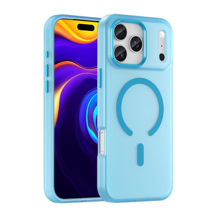 Capa de Telefone MagSafe em TPU Translúcido Fosco + PC com Cobertura Total, Para iPhone 17e / 16e, Para iPhone 17 Pro Max, Para iPhone 17 Pro, Para iPhone 17, Para iPhone Air, Para iPhone 16 Pro Max