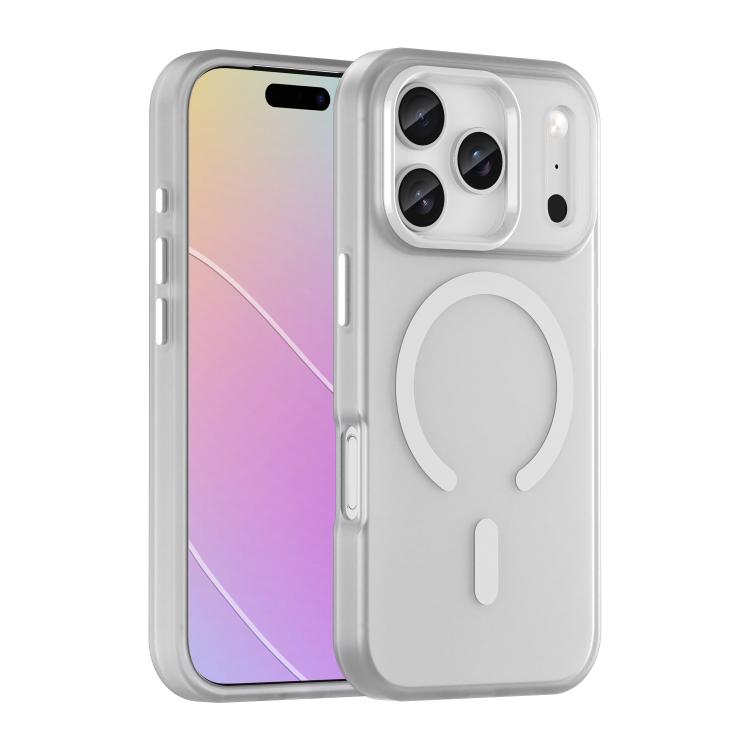 Capa de Telefone MagSafe em TPU Translúcido Fosco + PC com Cobertura Total, Para iPhone 16 Pro, Para iPhone 16 Plus, Para iPhone 16, Para iPhone 15 Pro Max, Para iPhone 15 Pro