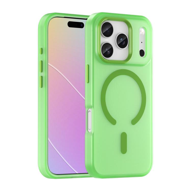 Capa de Telefone MagSafe em TPU Translúcido Fosco + PC com Cobertura Total, Para iPhone 16 Pro, Para iPhone 16 Plus, Para iPhone 16, Para iPhone 15 Pro Max, Para iPhone 15 Pro