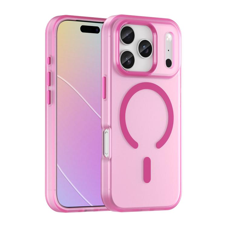Capa de Telefone MagSafe em TPU Translúcido Fosco + PC com Cobertura Total, Para iPhone 16 Pro, Para iPhone 16 Plus, Para iPhone 16, Para iPhone 15 Pro Max, Para iPhone 15 Pro