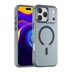 Capa de Telefone MagSafe em TPU Translúcido Fosco + PC com Cobertura Total, Para iPhone 17e / 16e, Para iPhone 17 Pro Max, Para iPhone 17 Pro, Para iPhone 17, Para iPhone Air, Para iPhone 16 Pro Max