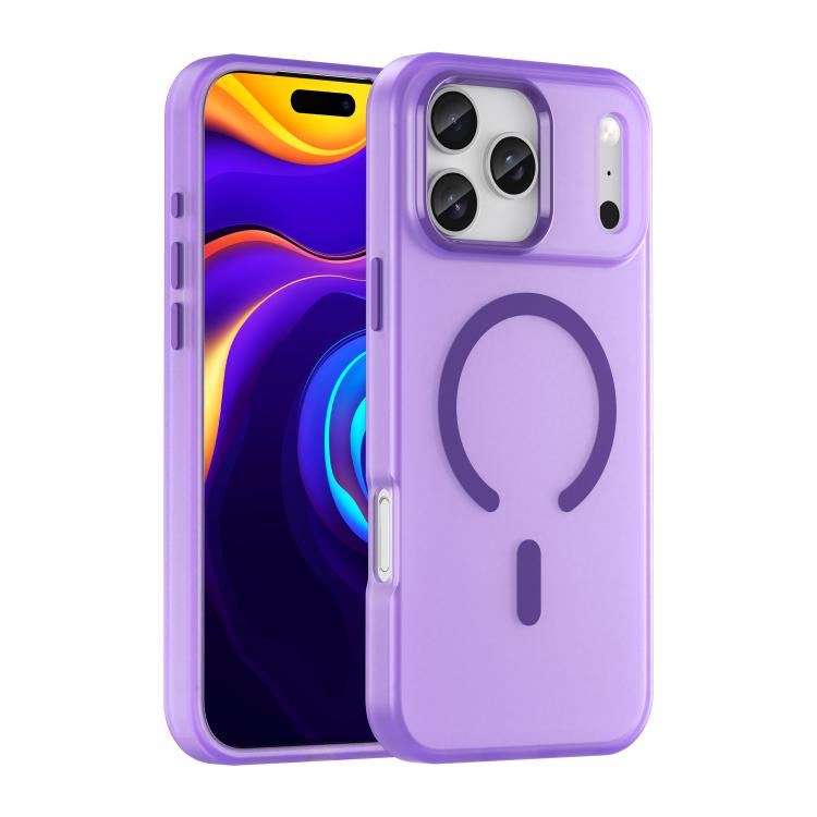 Capa de Telefone MagSafe em TPU Translúcido Fosco + PC com Cobertura Total, Para iPhone 17e / 16e, Para iPhone 17 Pro Max, Para iPhone 17 Pro, Para iPhone 17, Para iPhone Air, Para iPhone 16 Pro Max