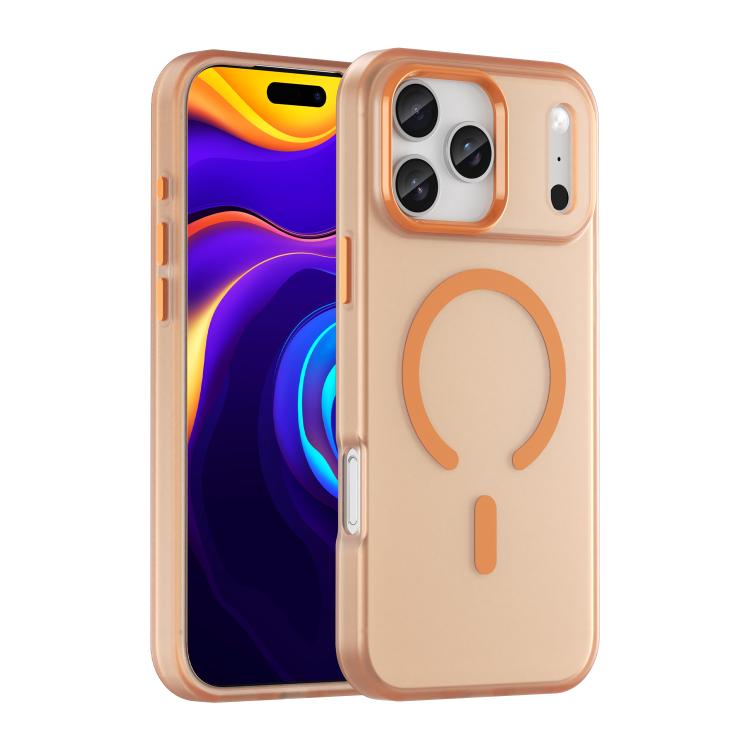 Capa de Telefone MagSafe em TPU Translúcido Fosco + PC com Cobertura Total, Para iPhone 17e / 16e, Para iPhone 17 Pro Max, Para iPhone 17 Pro, Para iPhone 17, Para iPhone Air, Para iPhone 16 Pro Max